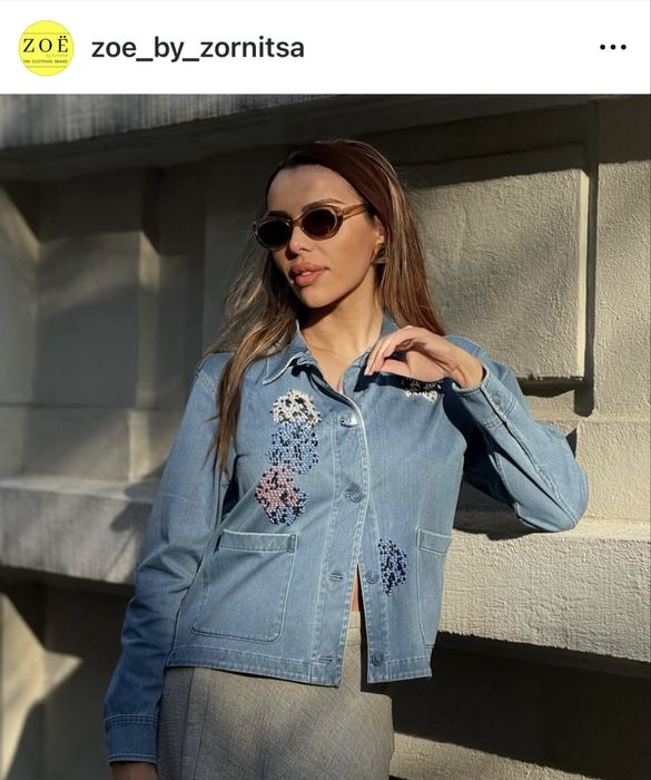 Zoe връхна дънкова риза