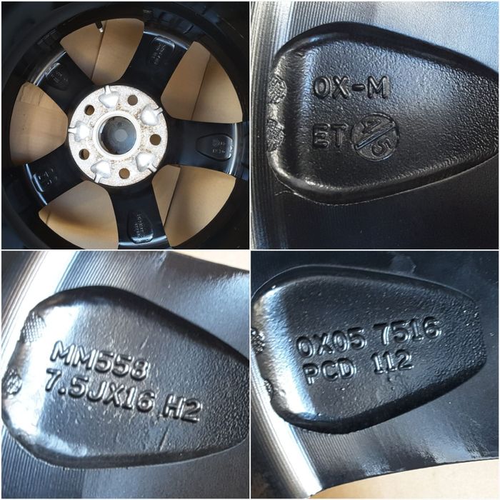 jante aliaj 16; 5x112 Mercedes E class w212, Vito V class w447