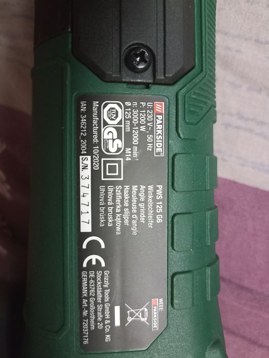 Продам новую немецкую болгарку