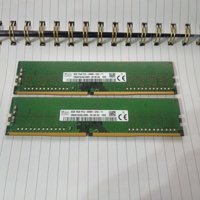 16 GB (2x8GB) RAM DDR4 2666V SK HYNIX