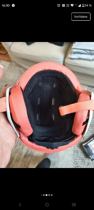 DONEZ cască de ski sau snowboard pt fetițe. 3-5 ani.
