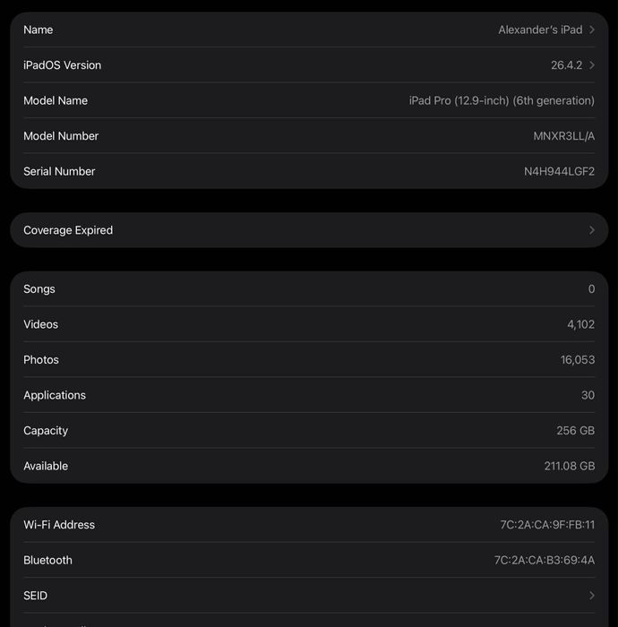 12.9 Ipad Pro 6th Gen