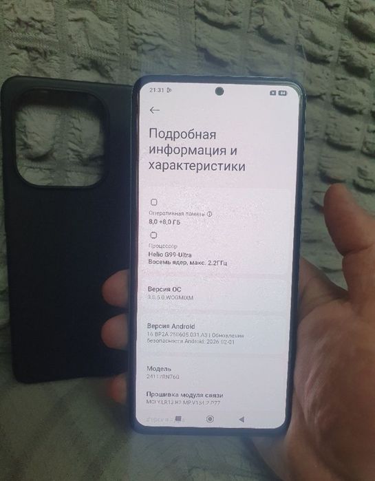 Xiaomi Redmi Note 14 16/256GB Green Igravoy 2025 Holati Ideal Yaxshi