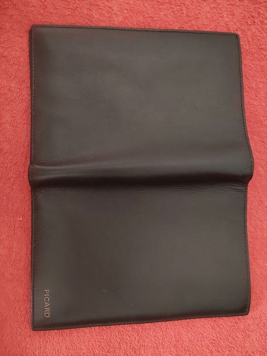 Portofel trifold Picard piele vitel