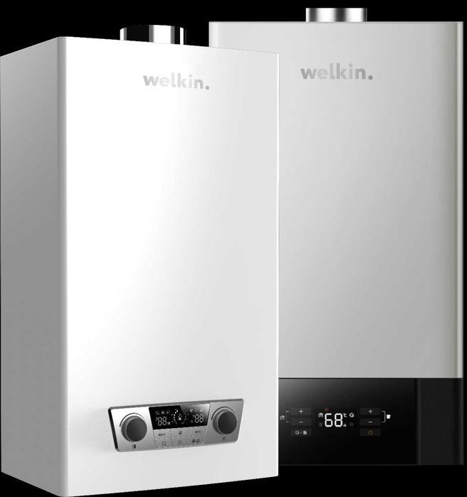 Газовый котел Welkin Завод-Midea (32кВт). 300м2 Gazlik kotyol Гарантия