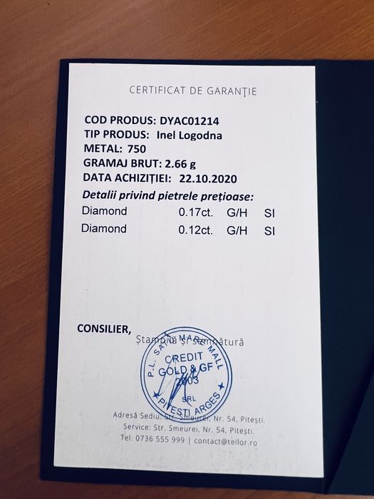 Inel cu diamante TAILOR