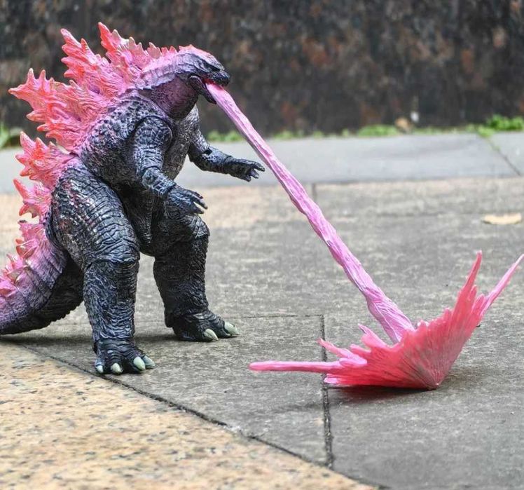 Figurina Godzilla 18 cm king of the monsters pink