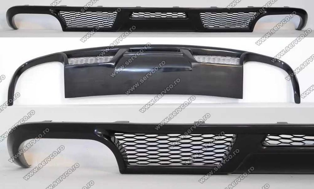 Prelungire spoiler tuning sport bara spate Audi A6 C6 4F ABT Sedan S line RS6 S6 2004-2008 ver. 2