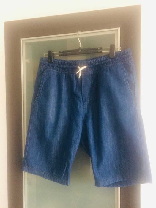 Джинсовые шорты из хлопка