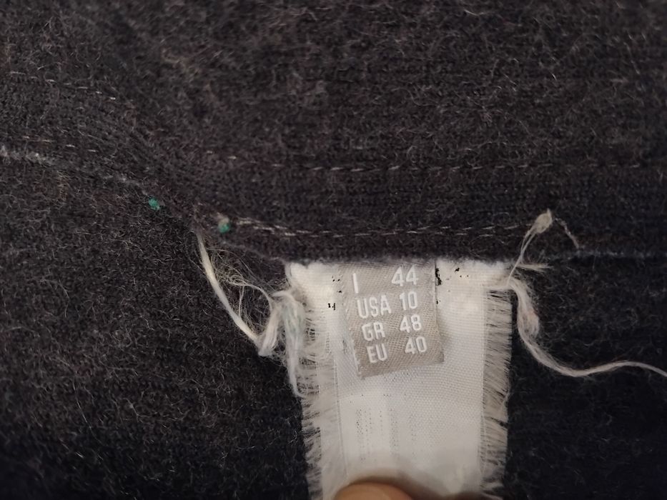 Пальто женское серое