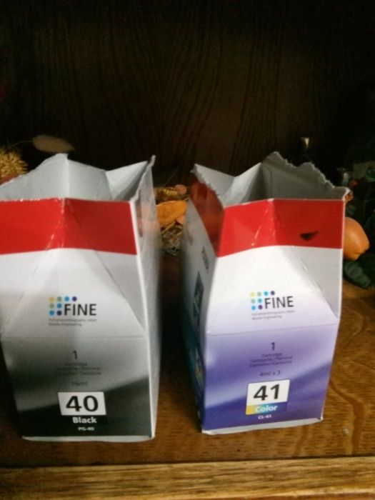 set 2 buc Cartuse imprimanta canon PG40 pg- 40 CL41 cl- 41 pentru refi