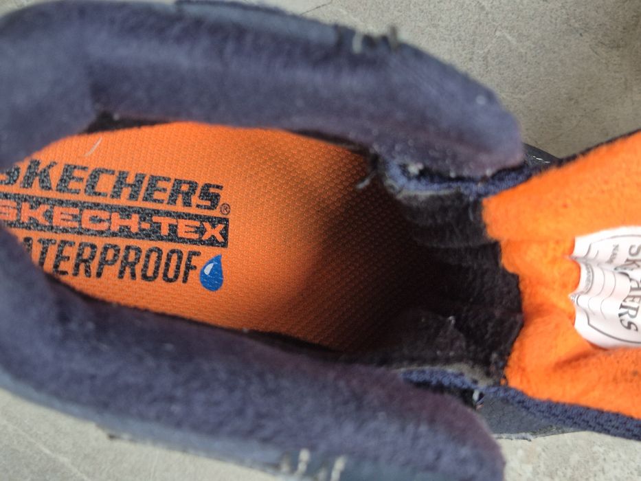 Ghete impermeabile Sketchers S-Lights bleumarin 31