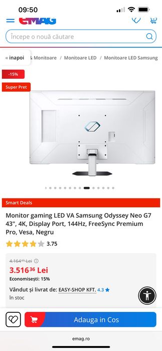 Monitor Samsung Odyssey Neo