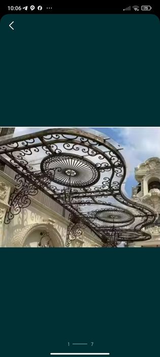 Навес на заказ ворота перила беседки столбы ограждения все под ключ