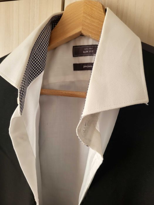 John Lewis Slim Fit памучна риза