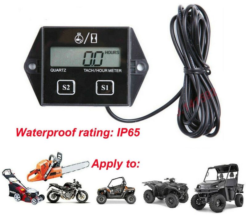 Turometru+ ore de functionare masini de tuns iarba motocultor etc Nou!