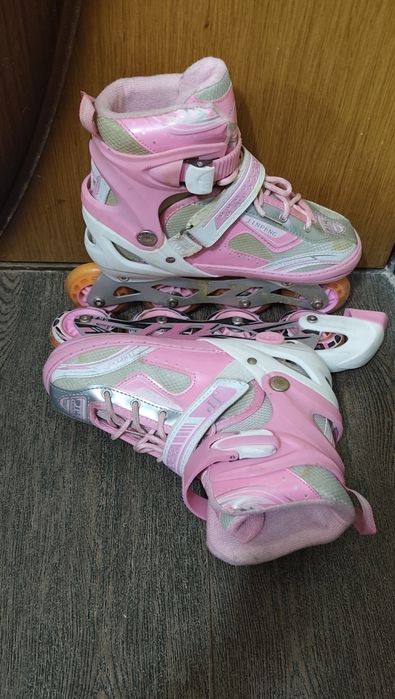 Ролики, розовые, 35-38
