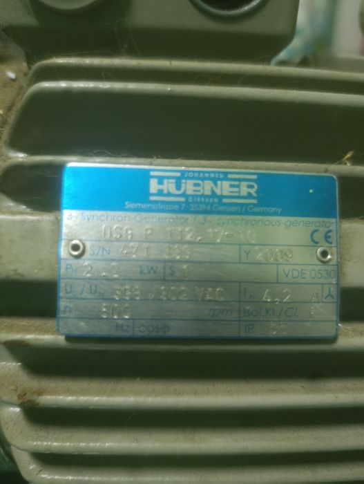 Vând generator de putere .Reductor.Eolian