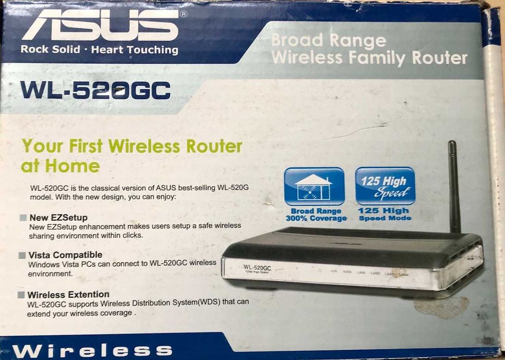 Router wireless Asus WL-520GC Wi Fi