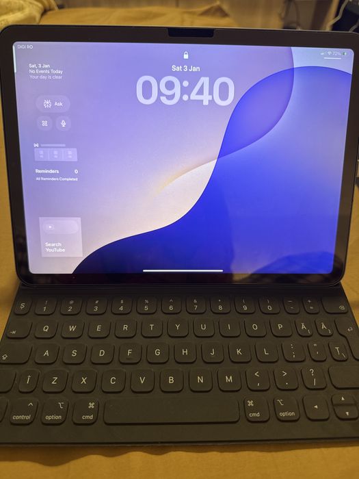 Apple iPad Air 5 M1, 10.9", 256GB, Cellular, garantie + keyboard