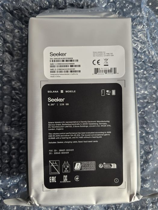 Telefon Solana Seeker 5G  SIGILAT / 128GB! + Carcasa si folie | Incluse