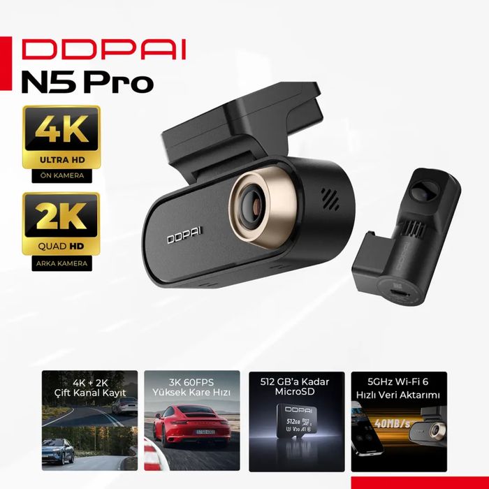 DDPAI N5 Pro Dual двухканальный видеорегистратор