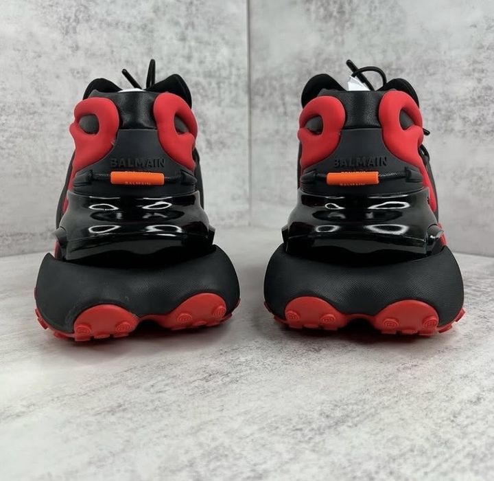 Sneakers balmain unicorn black red