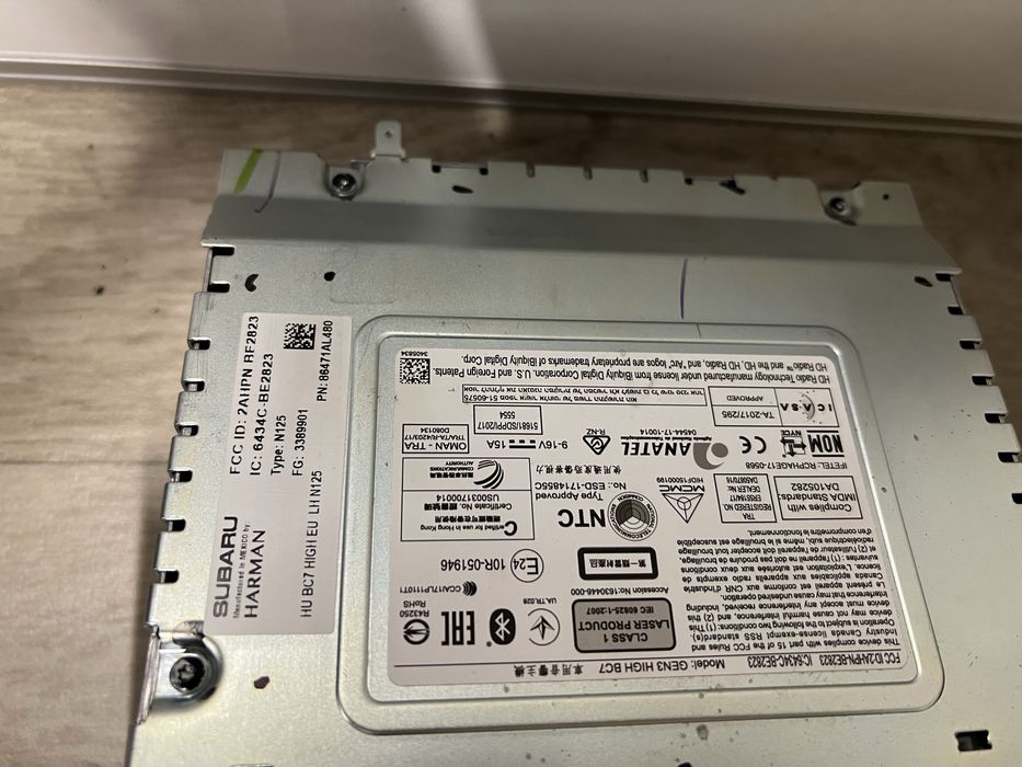 Оригинална мултимедия Subaru Outback 2018-2019 неработещ touchscreen