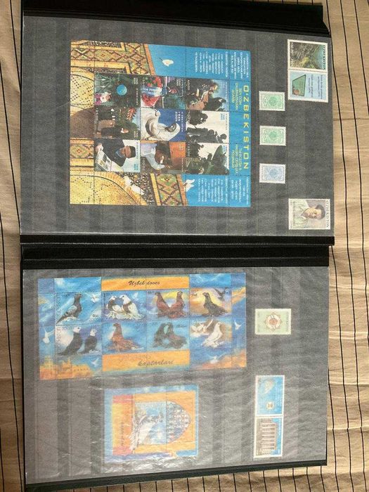 Марки Узбекистана с 1991 по 2007 гг