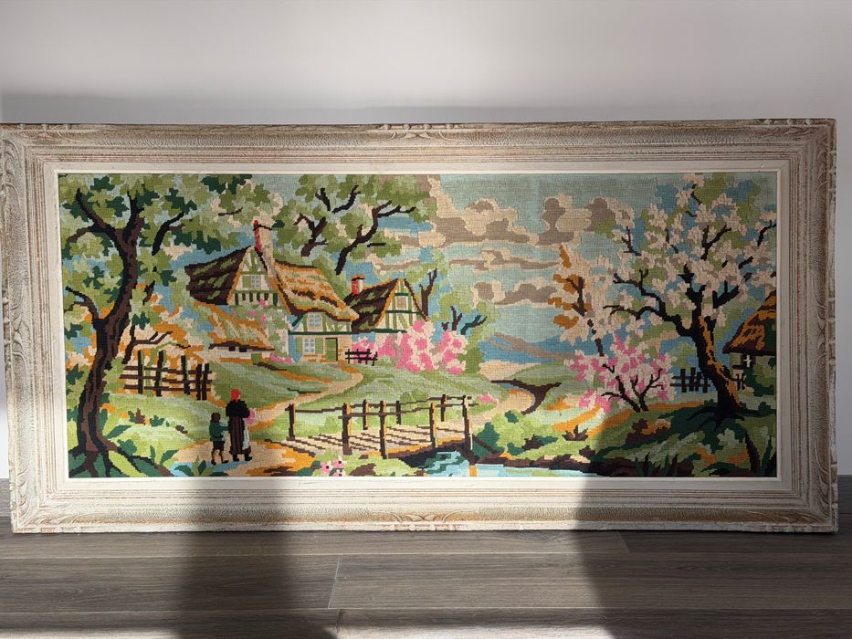 Гоблен 1.20х60 с винтидж рамка