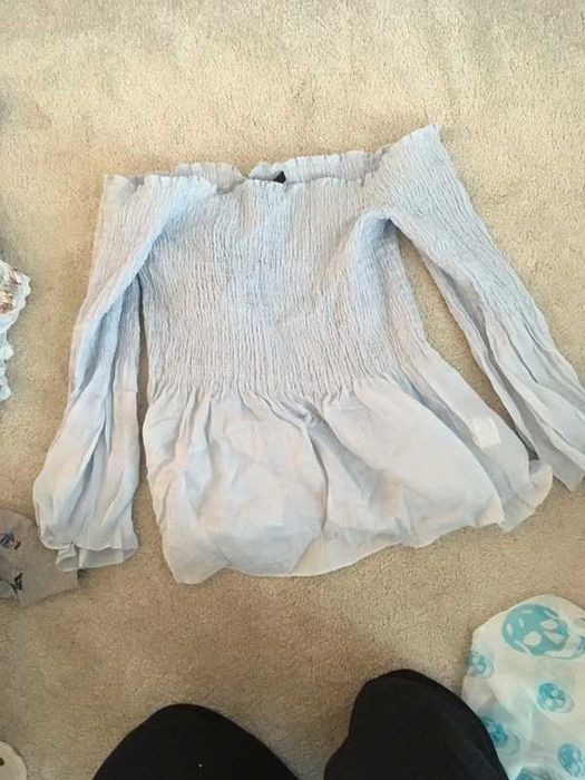 Zara/Зара нова синя блузка