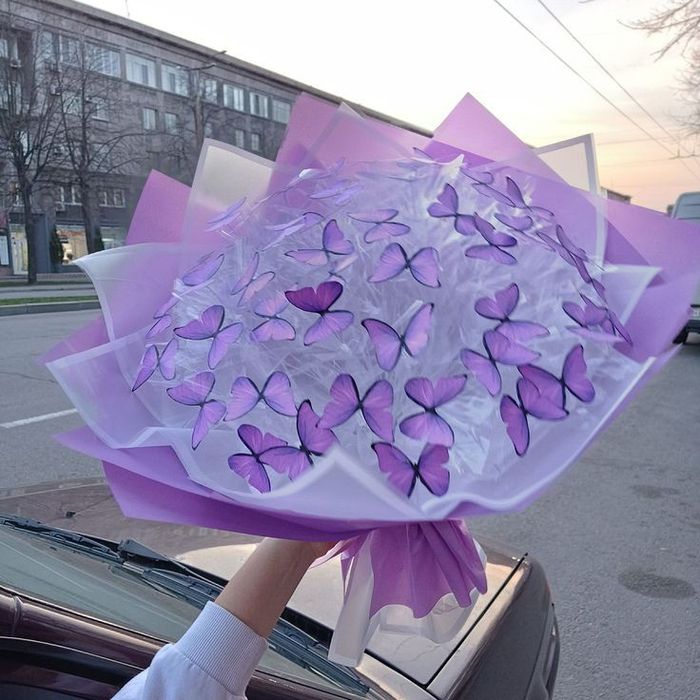 Букет из бабочек на заказ.