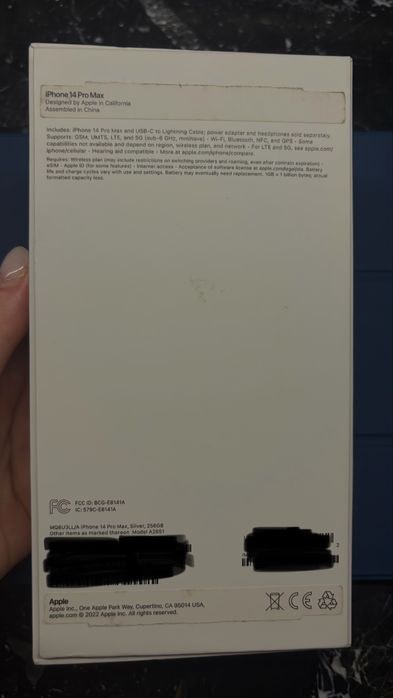 iPhone 14 Pro Max 256 GB Silver (США)