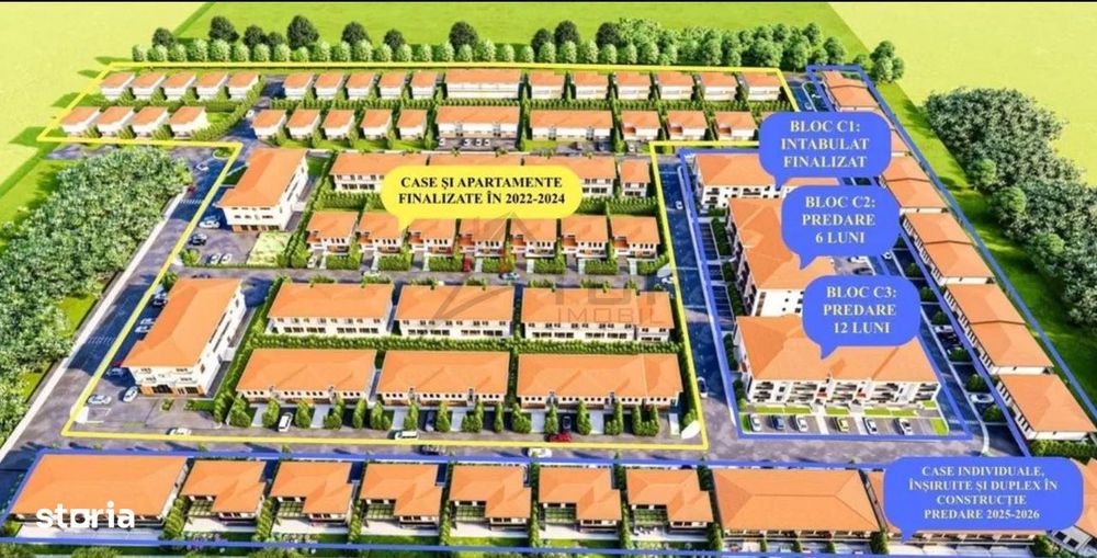 Apartament 2 camere, tip 2, disponibil pe etajul 1 si 2 - Galata - ESQ