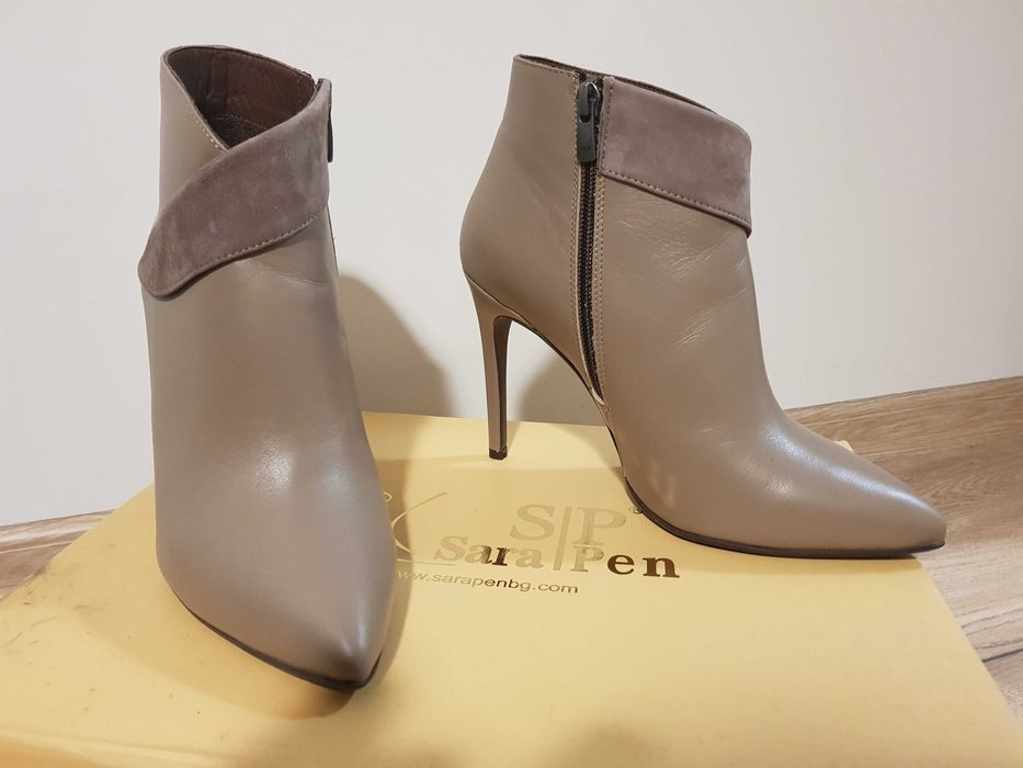 Кожени боти Sara Pen номер 38