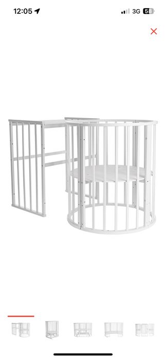 Манеж-кровать почти новая