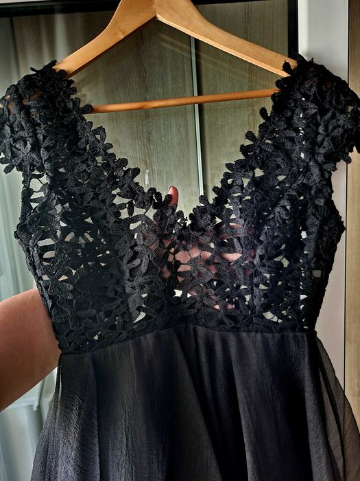 Rochie Ana Radu neagra tafta