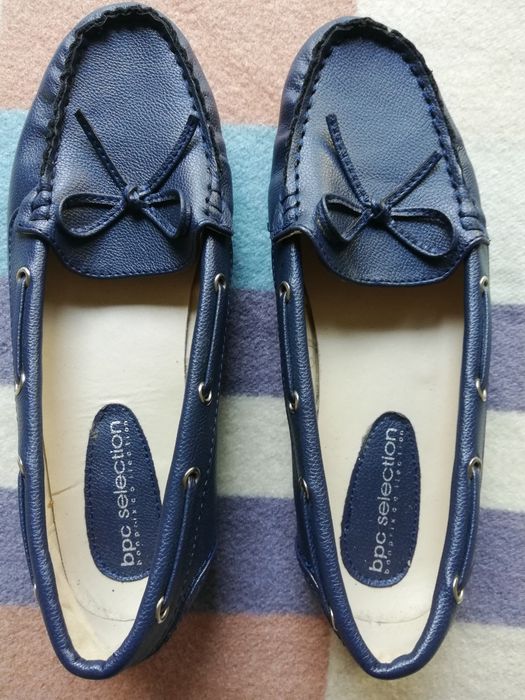 Mocasini noi bpc selection / bonprix albastru mărimea 39