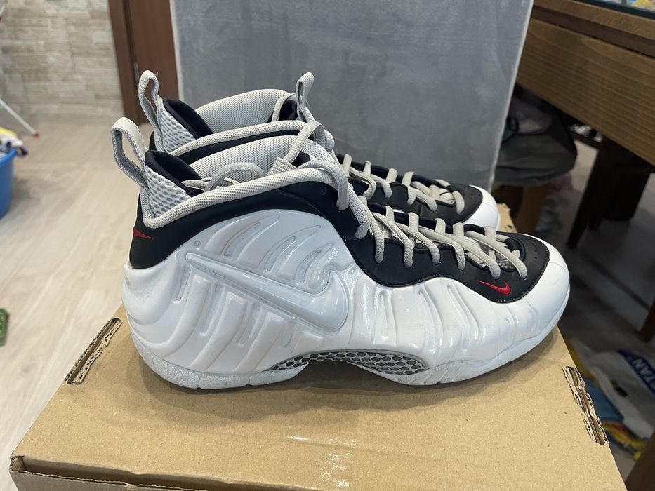 Маратонки Nike Air Zoom Foamposite Pro White Chrome Jordan Adidas NBA