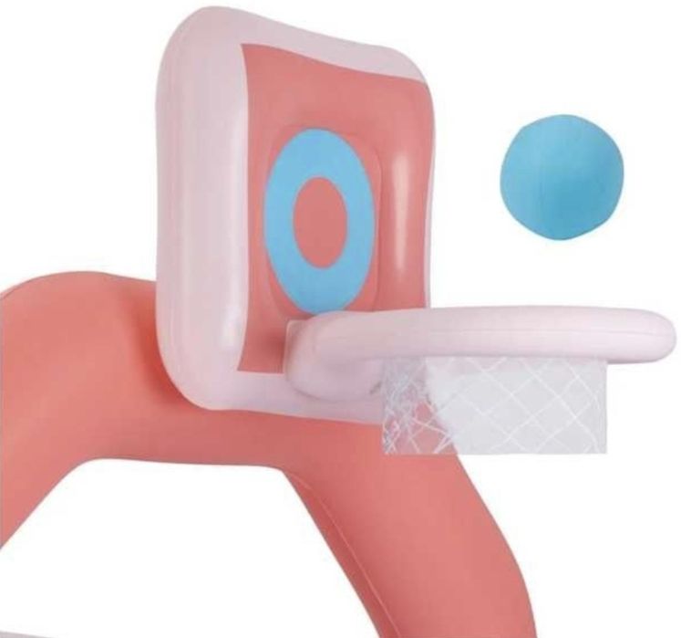 Надуваем батут за игра