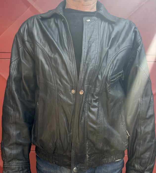 Geaca de piele marimea L