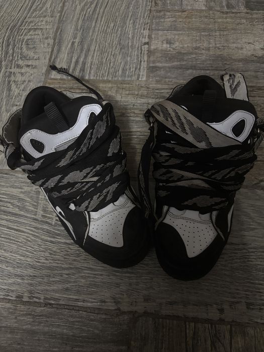 Lanvin Curb Sneakers Black And Grey