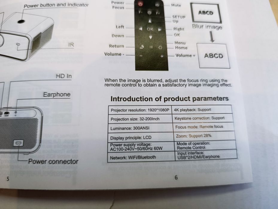 Проектор Riatanxi CY900 | Android | Full HD 1080P | Wi-Fi