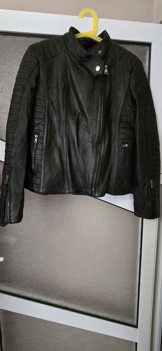 Дамско яке естествена кожа