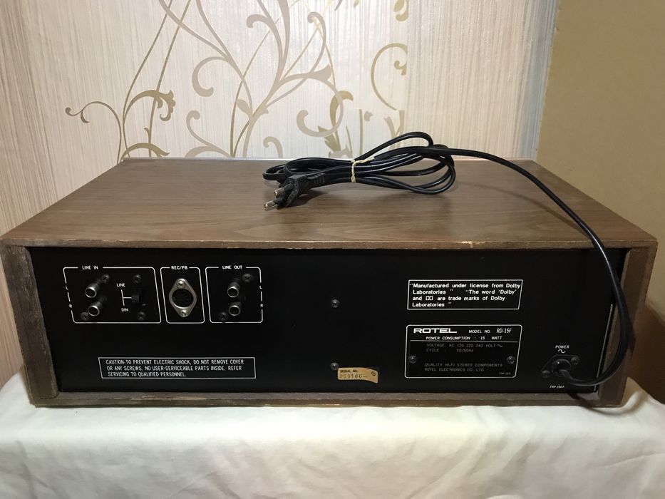 Rotel RD-15F касетен дек Made in Japan