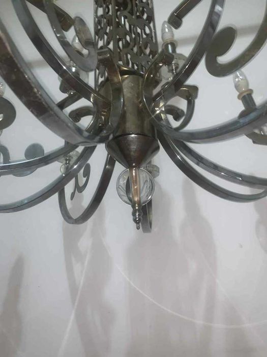 Candelabru cu 12 brate din inox
