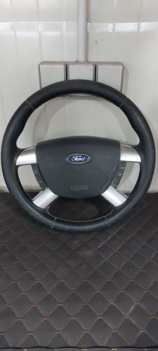Volan de piele complet  cu comenzi si airbag ford transit 2008