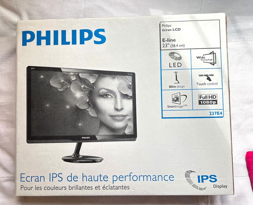 Philips 237E4 IPS LED Display LCD Монитор 23” 1080p FullHD