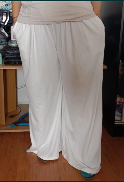Pantaloni evazați dama XXL