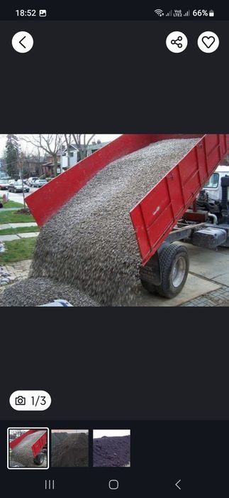 Zgura.Piatra pentru drum